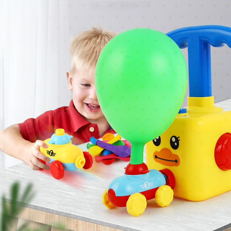 Air Powered Hand Push Balloon Car Assortment