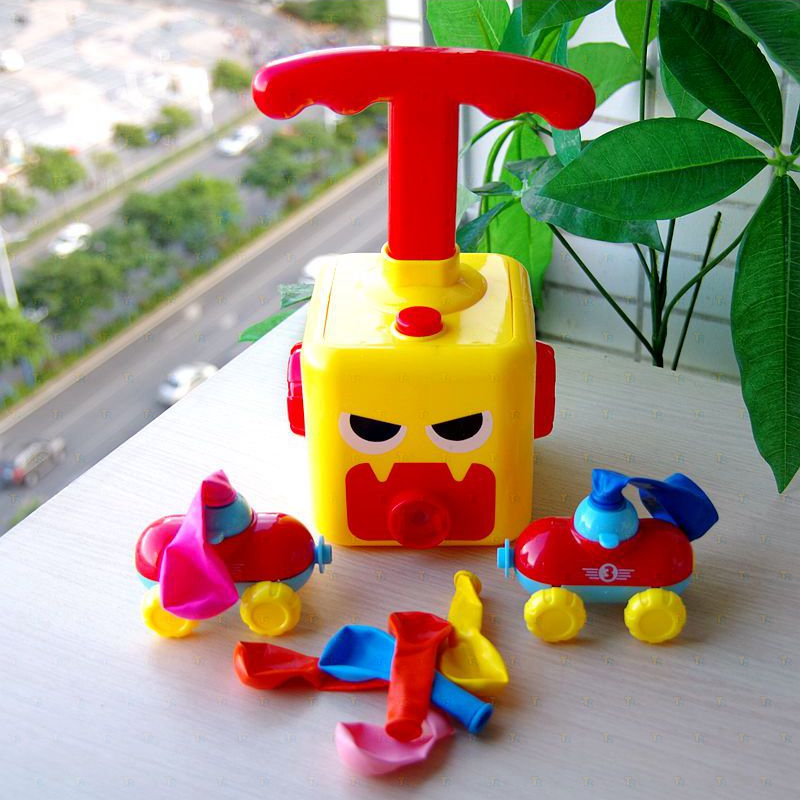 Air Powered Hand Push Balloon Car Assortment