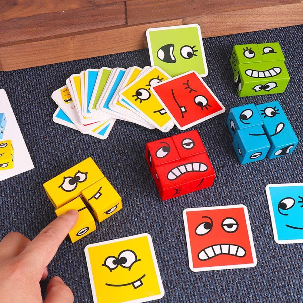 Multiplayer Fun Face Changing Puzzle Game