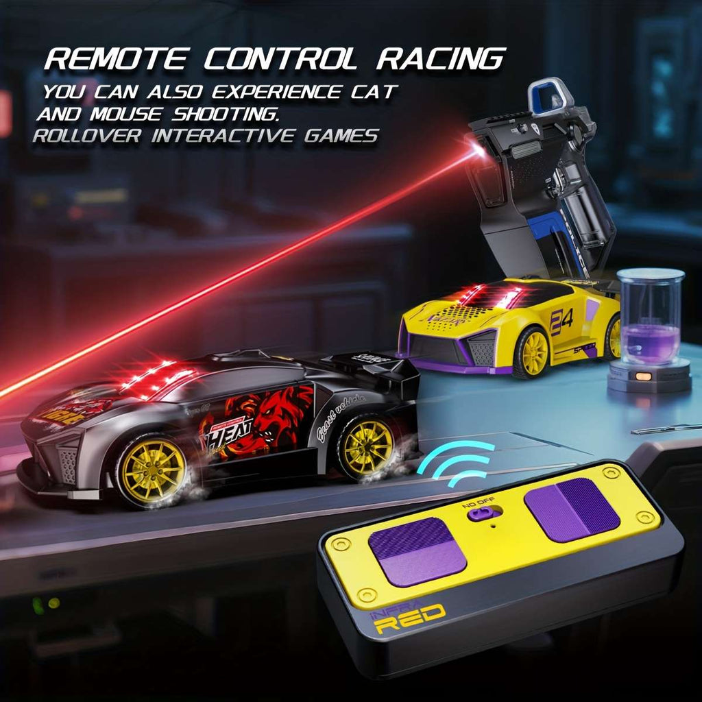 2 Player R/C Laser Gun Car Set