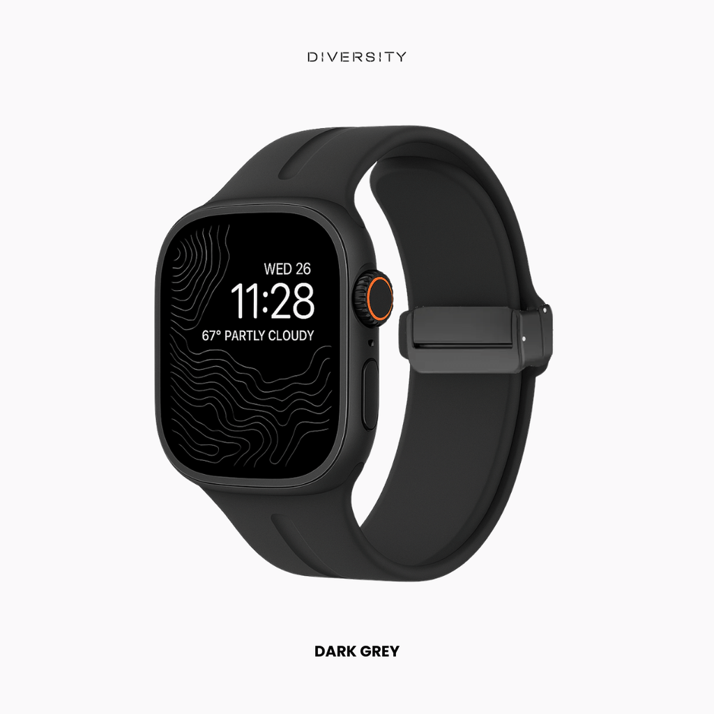 Magnetic Loop Band For Apple Watch - Dark Grey