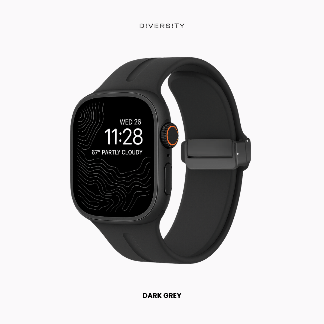Magnetic Loop Band For Apple Watch - Dark Grey