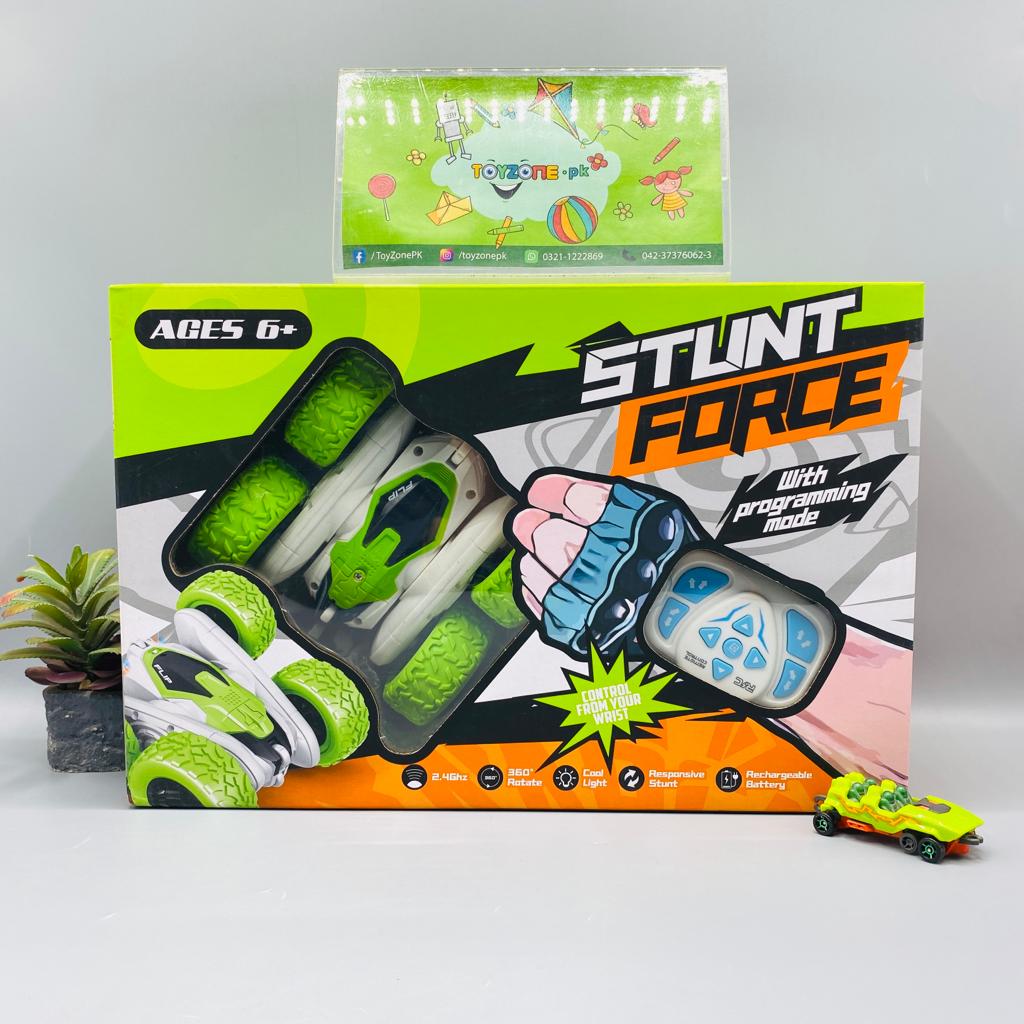 2.4GHz Remote Control 4 Channel Watch Sensor Stunt Car