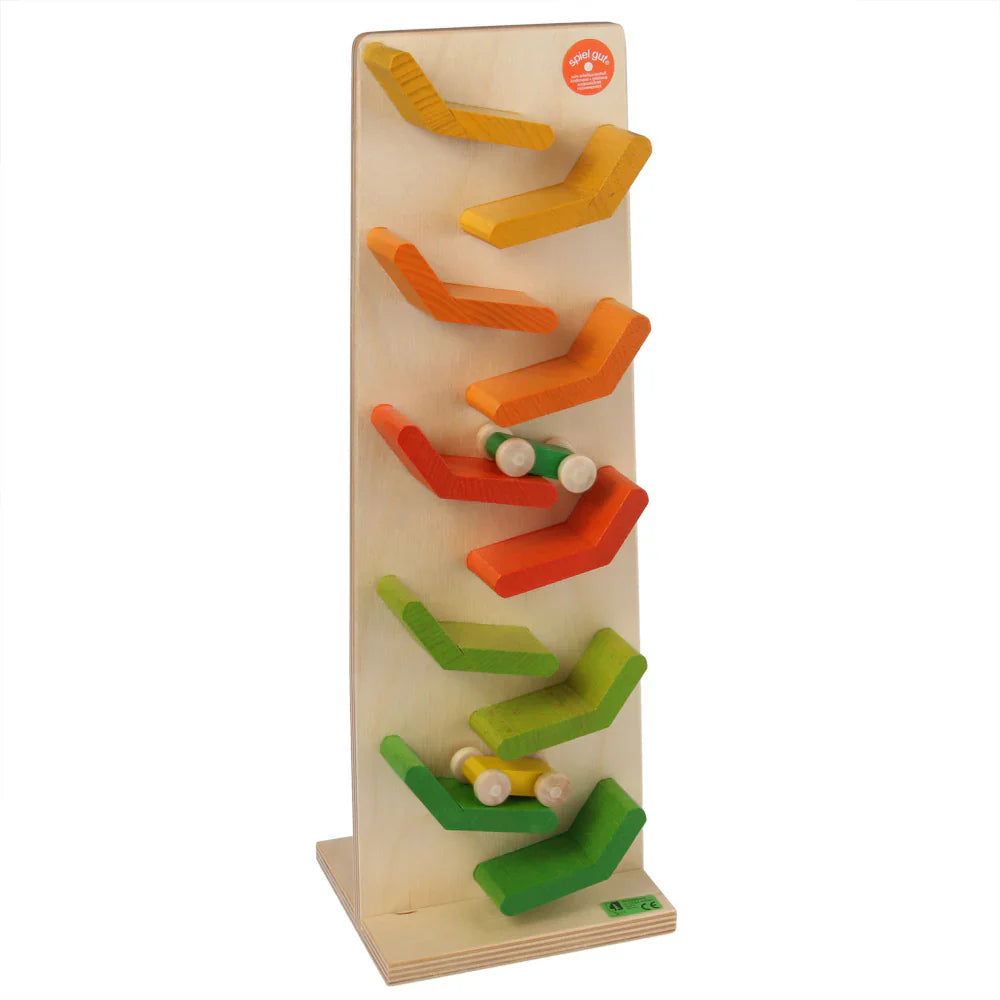 Cascade Tower with Cars Rainbow
