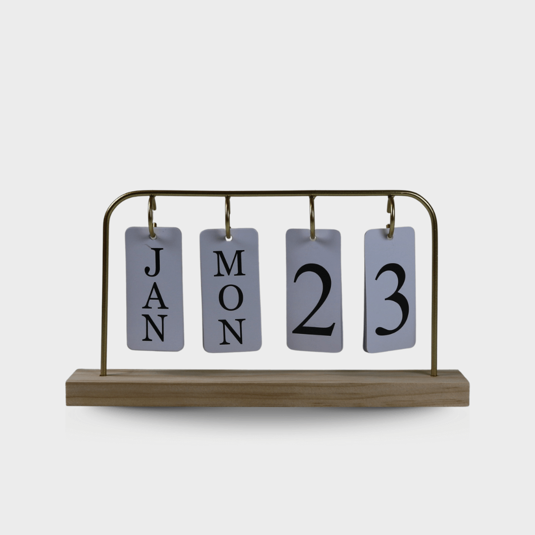 Wooden Calendar
