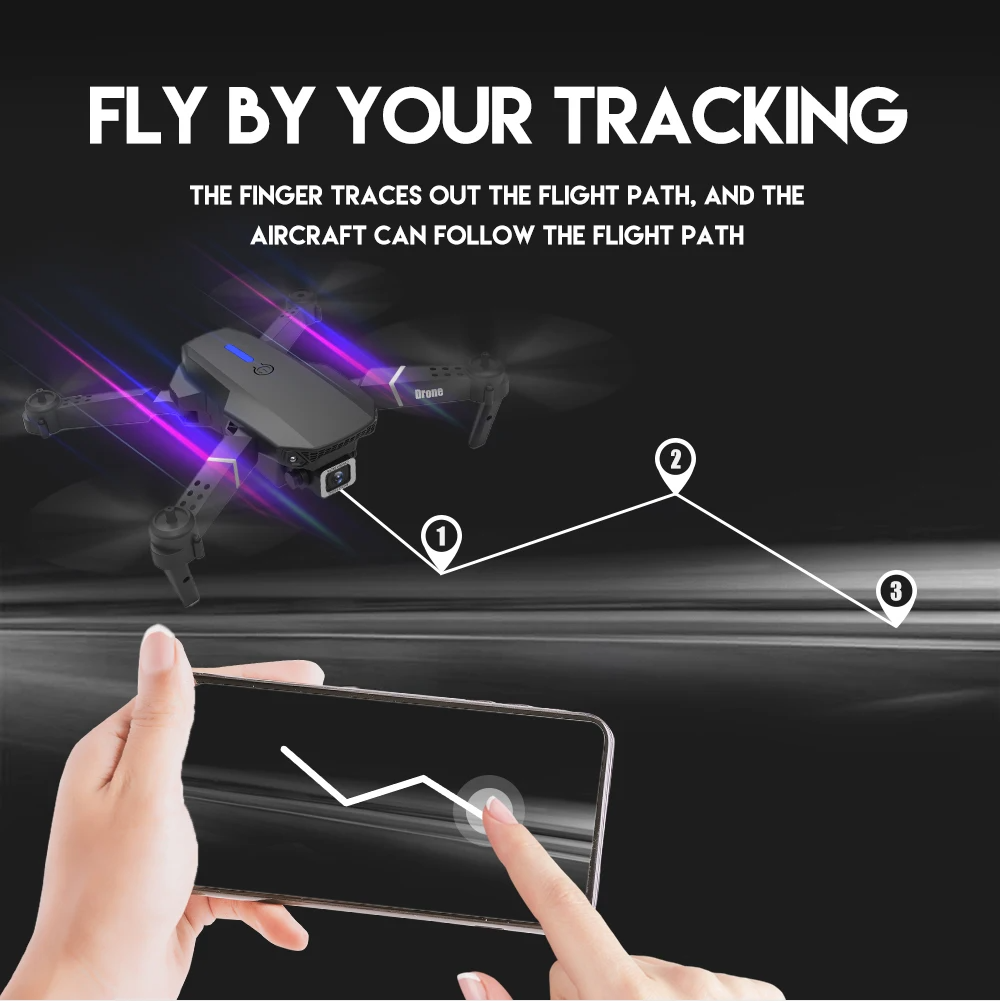 E88 Pro Foldable RC Drone With 1080 HD Camera