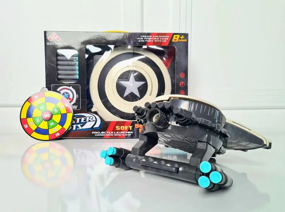 Avenger End Game Soft Bullet Captain America Shield And Thor Hammer