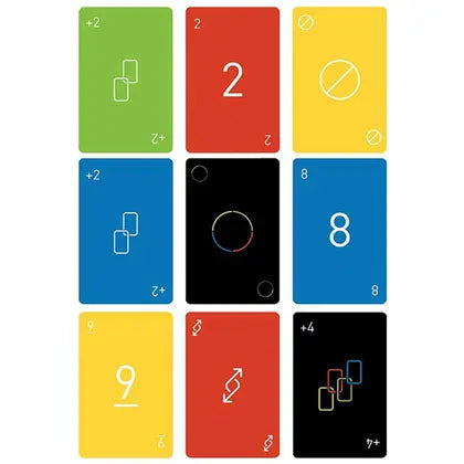 Black Special Edition UNO Card Family Game
