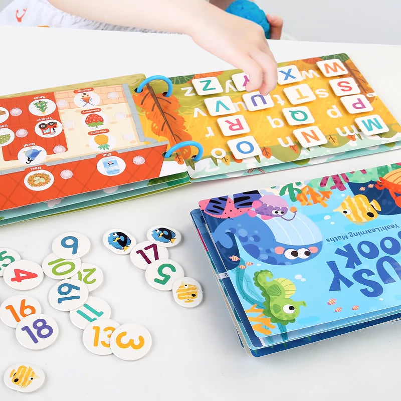 Learning Education Montessori Kids Busy Book