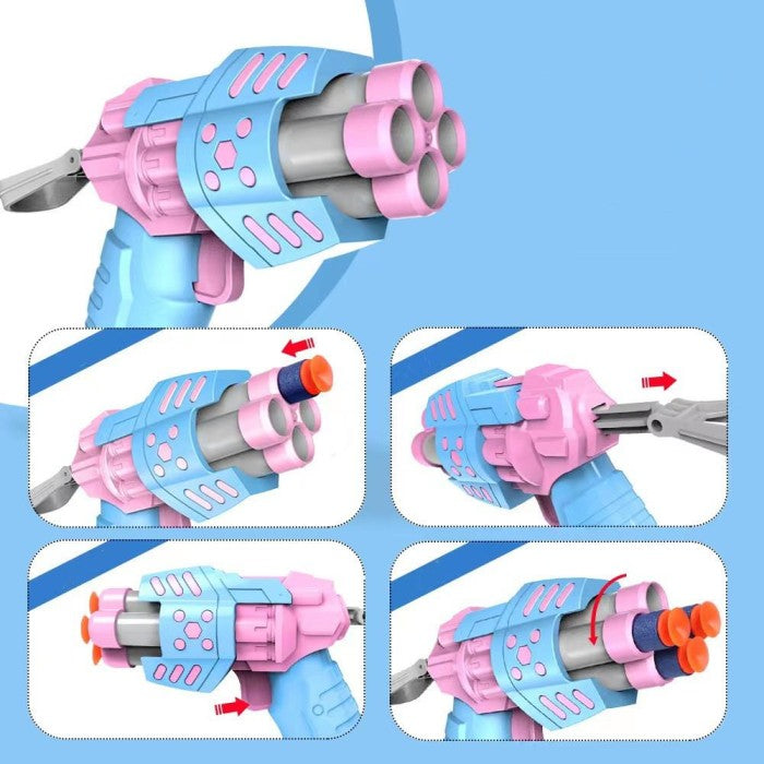 EVA Soft Bullet Indoor Shooting Gun (Free 4 Bullets)