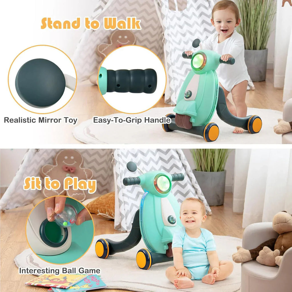 2 in 1 Multi Functional Baby Walker With Light And Sound