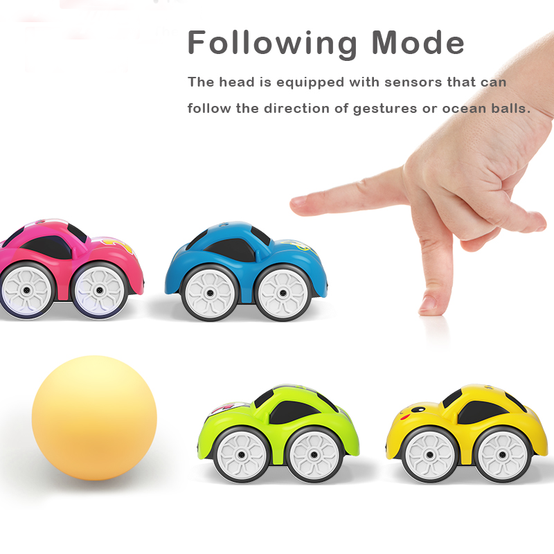 2.4G Electric Mini Remote Control Follow Up Sensor Car