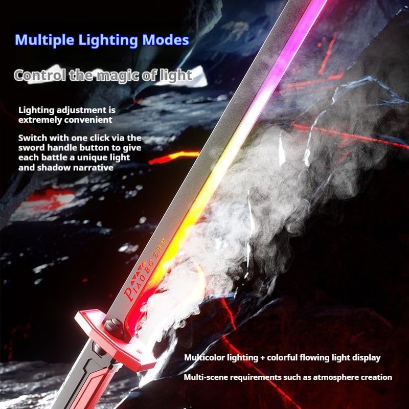 Dazzling Spark blade Sword with Smoke And Light Effects