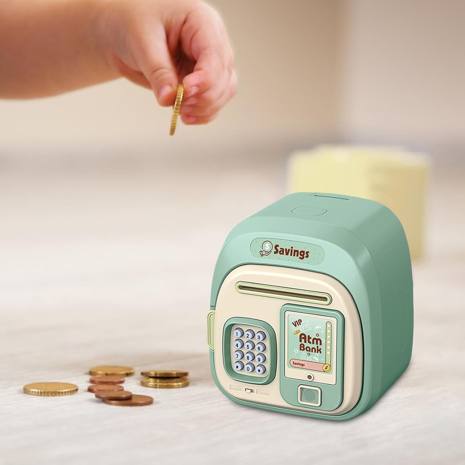 Cash Box And Coin Collector ATM Machine