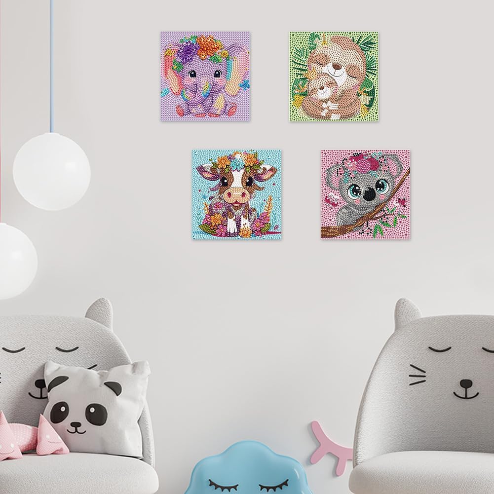 DIY Diamond Animals Painting Set