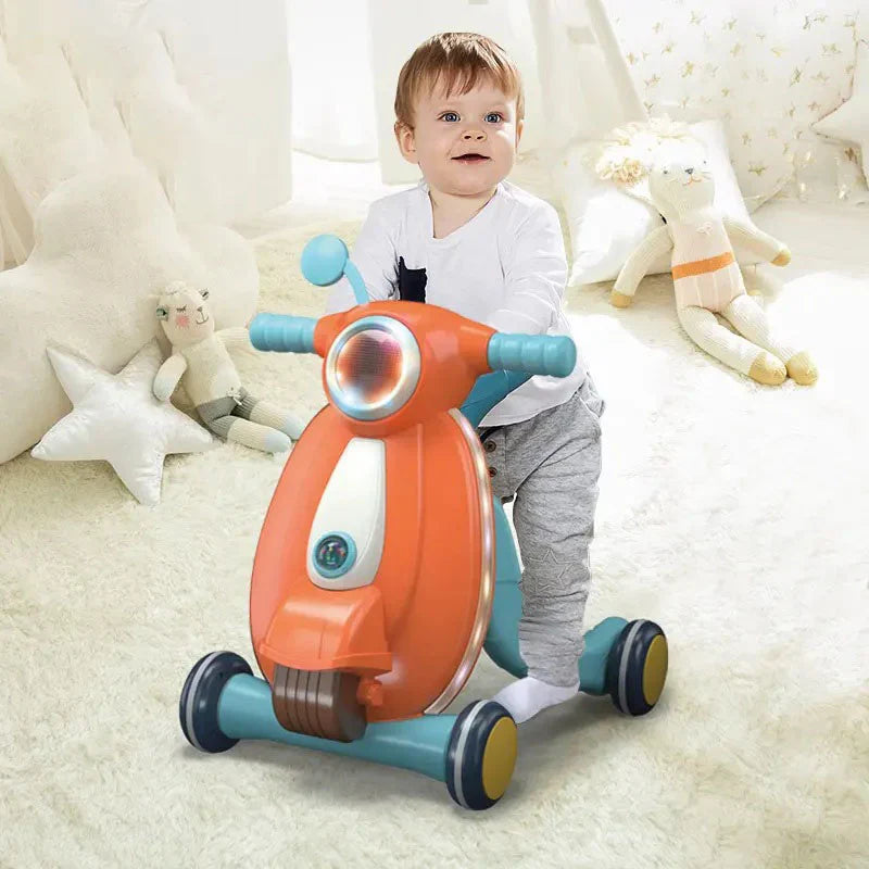 2 in 1 Multi Functional Baby Walker With Light And Sound