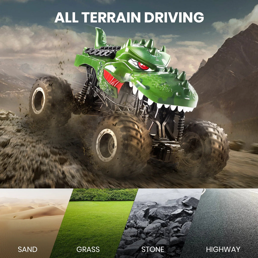 2.4GHz Remote Control Dinosaur Car 1:14 Scale