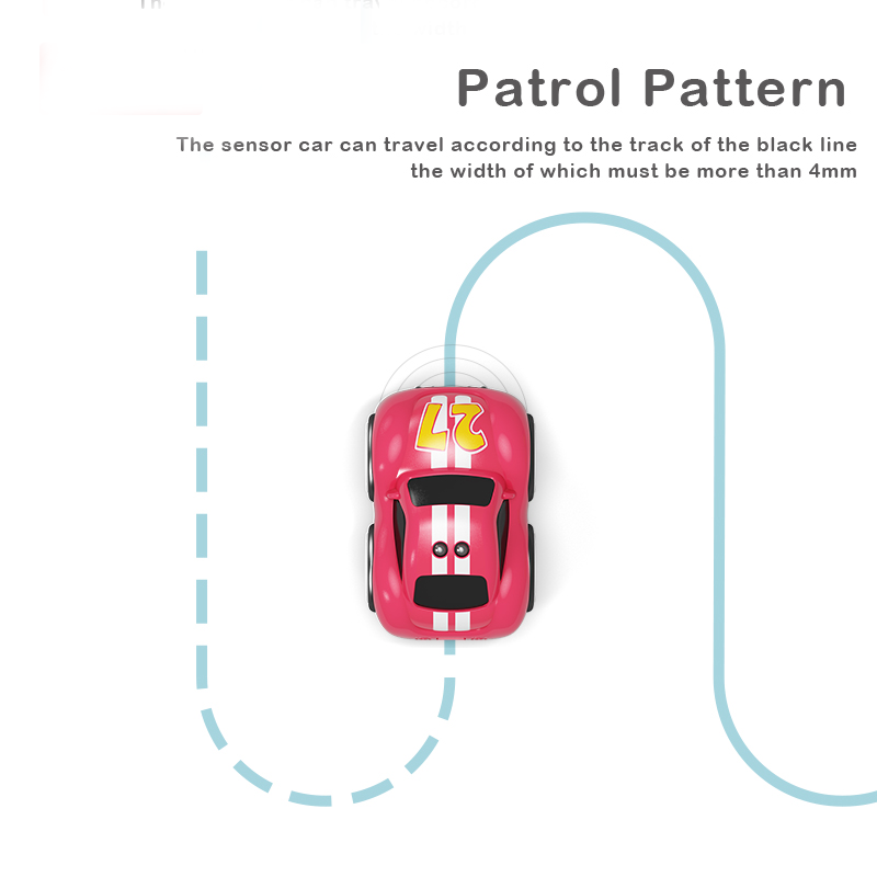 2.4G Electric Mini Remote Control Follow Up Sensor Car