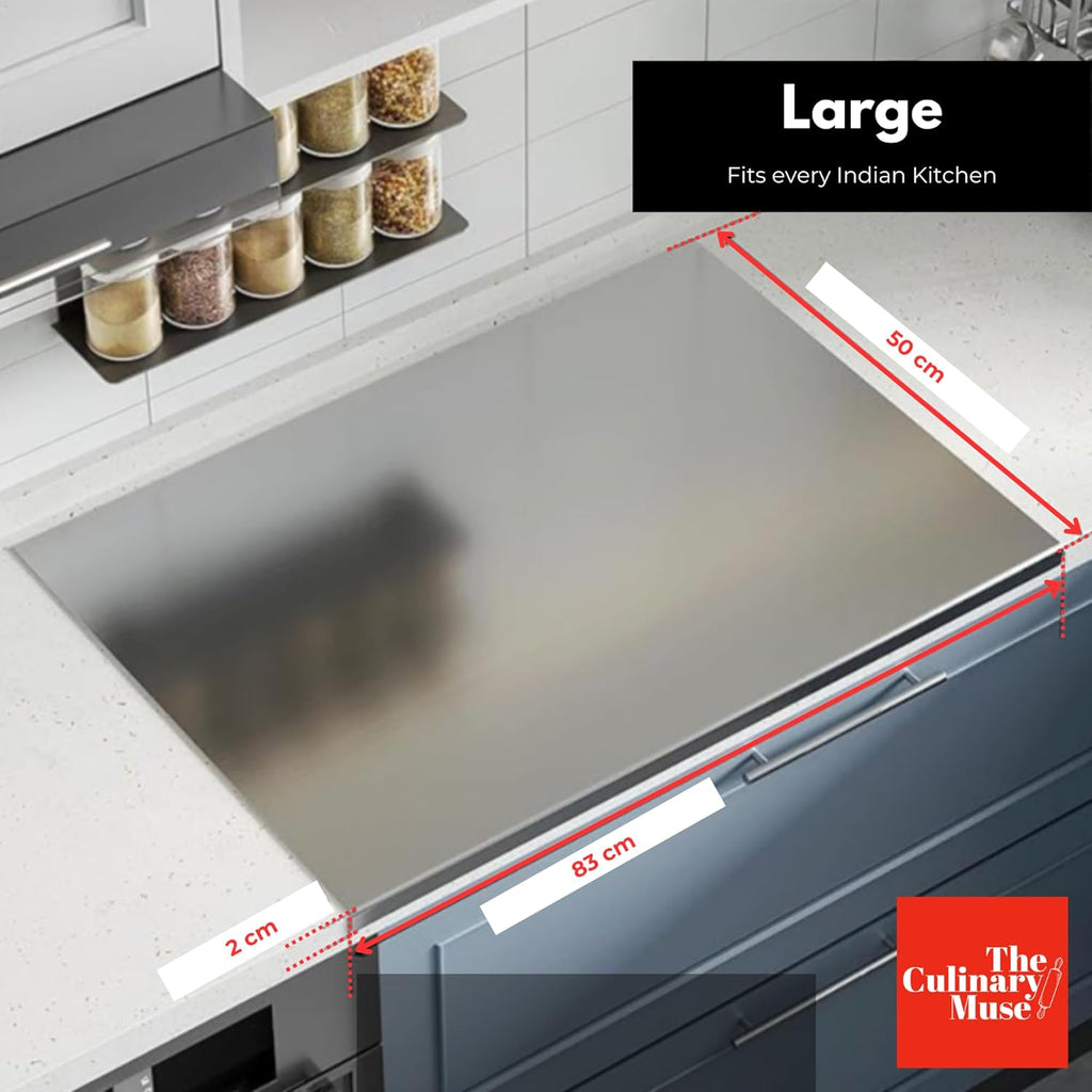 Stainless Steel Cutting Board, Hygienic & Easy to Clean