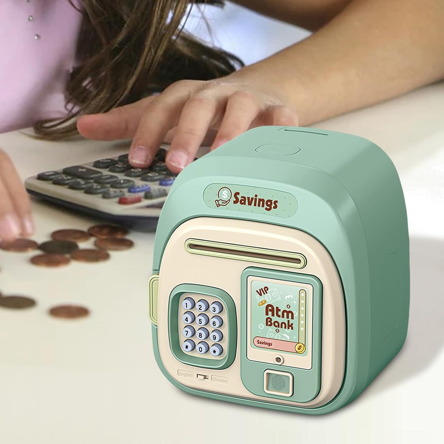 Cash Box And Coin Collector ATM Machine