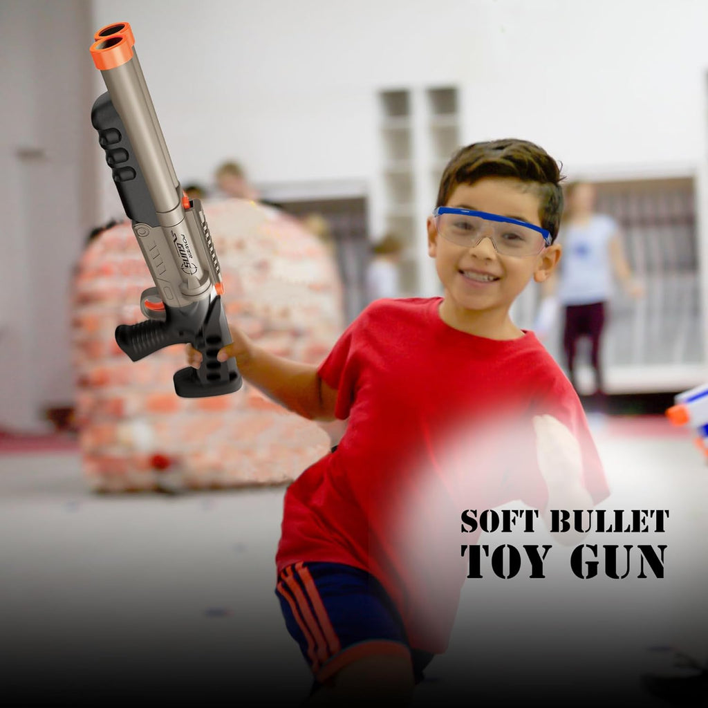 Double Barrel Soft Bullet Gun Toys