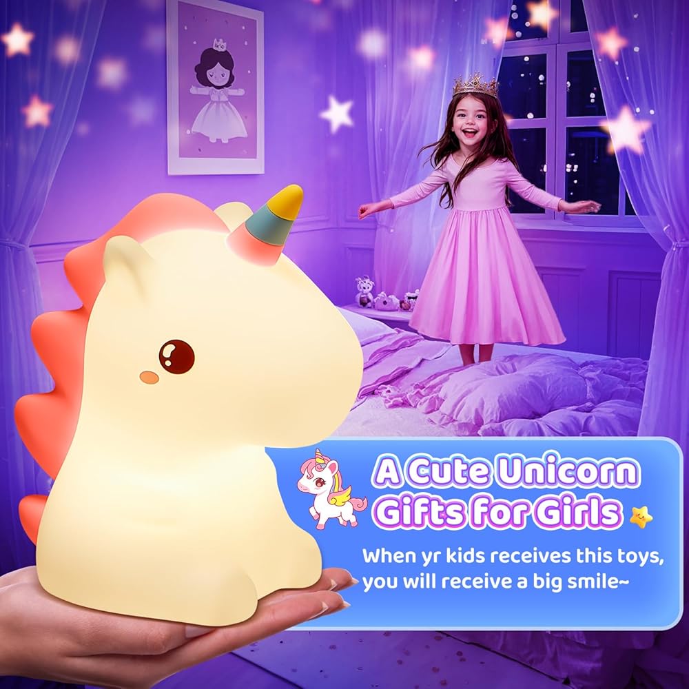 Silicone LED Night Light USB Rechargeable And Touch Control