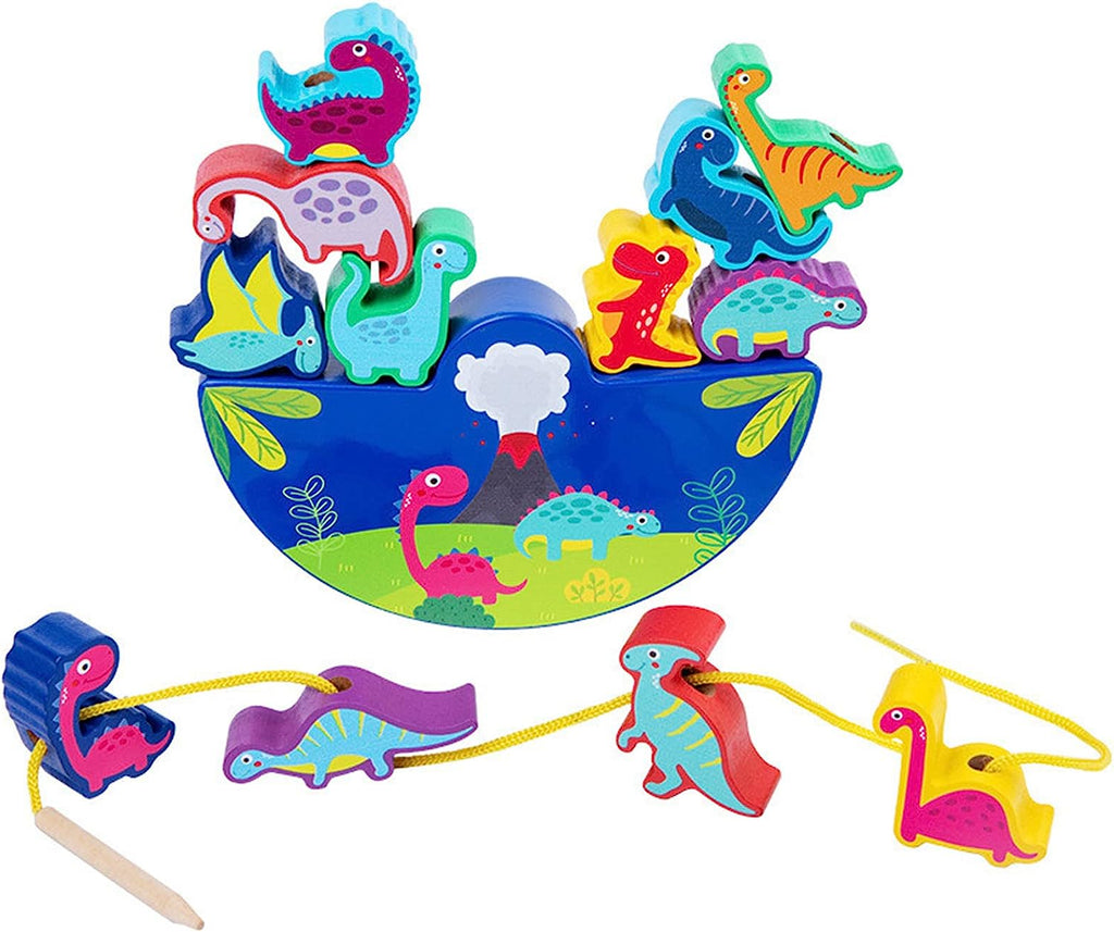 Dinosaur Wooden  Stacking Toy For Kids