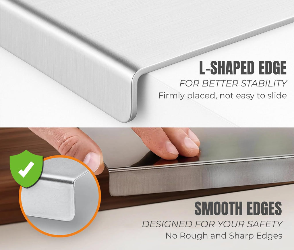 Stainless Steel Cutting Board, Hygienic & Easy to Clean