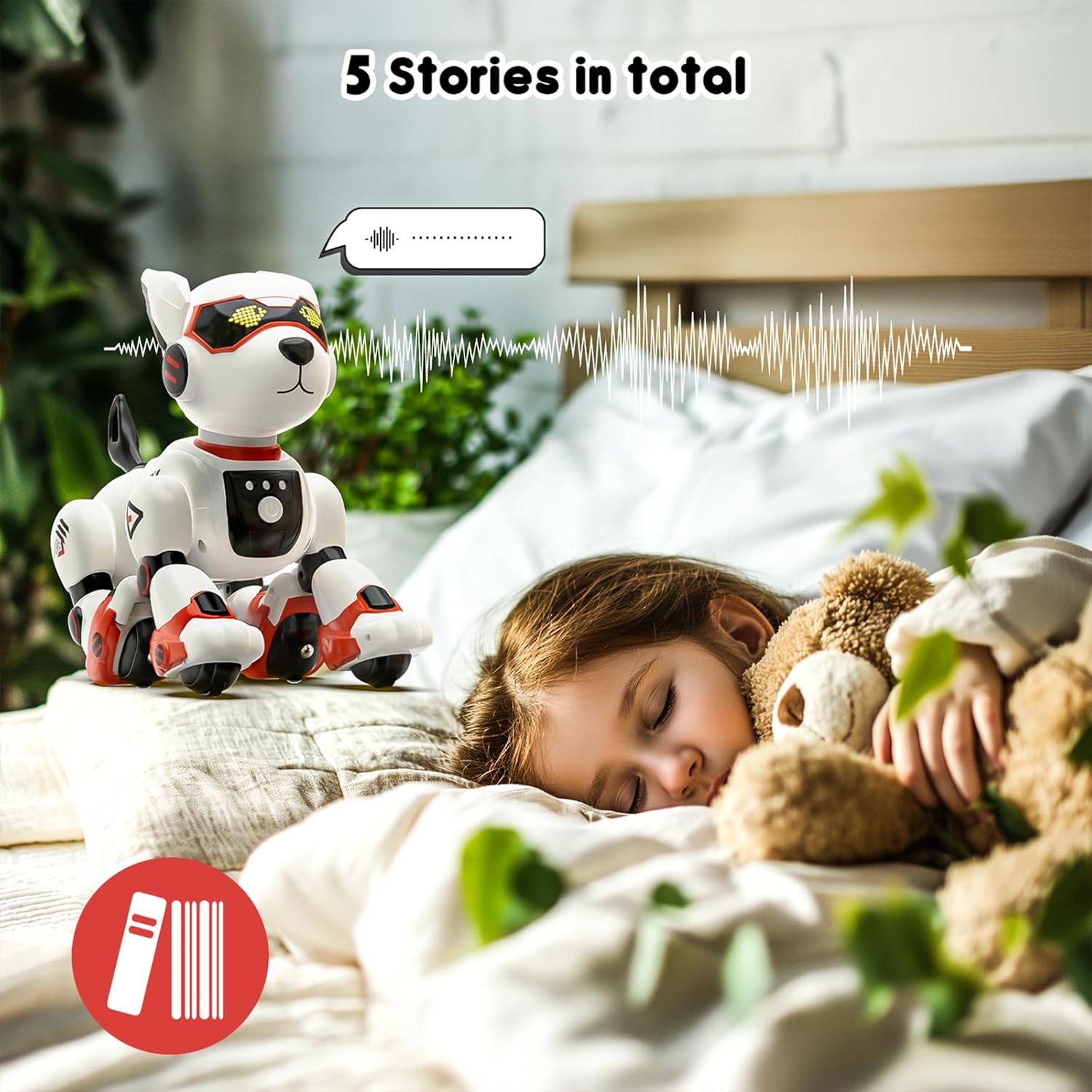 Ai Remote Control Robot Dog with Voice Controller