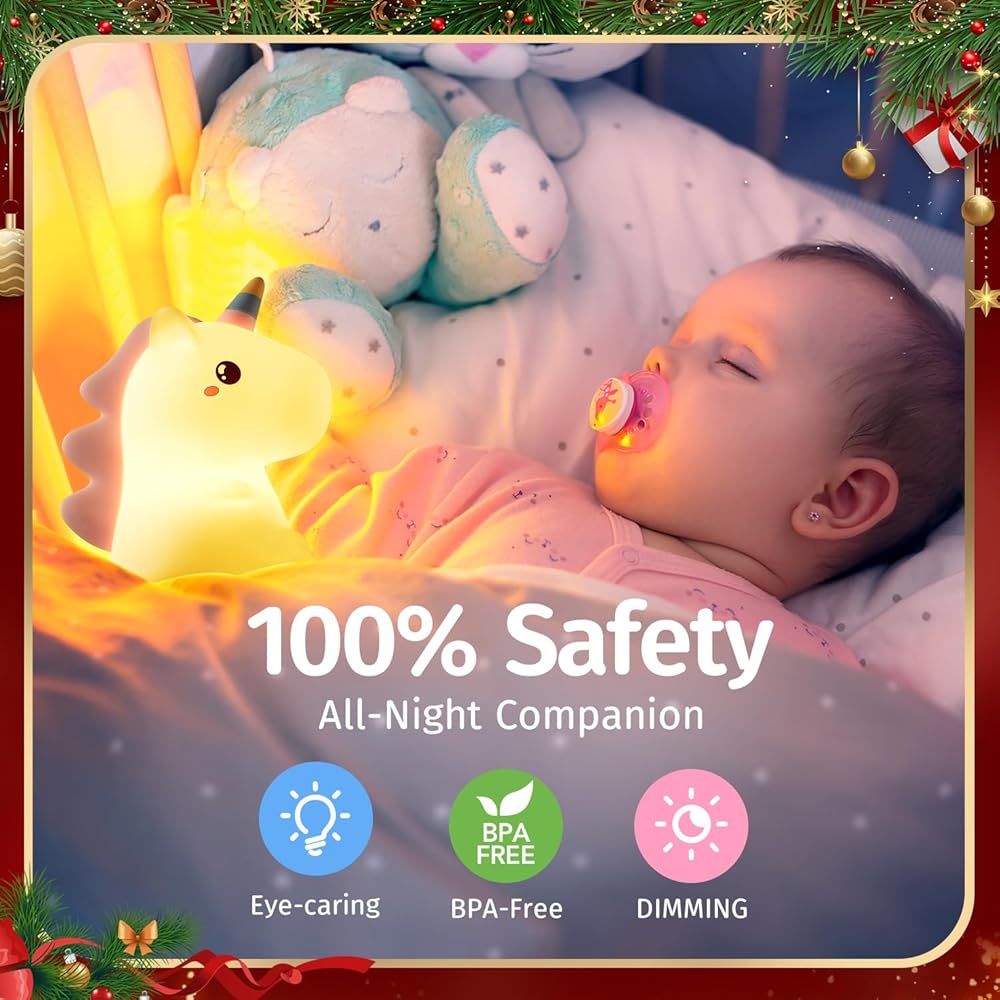 Silicone LED Night Light USB Rechargeable And Touch Control