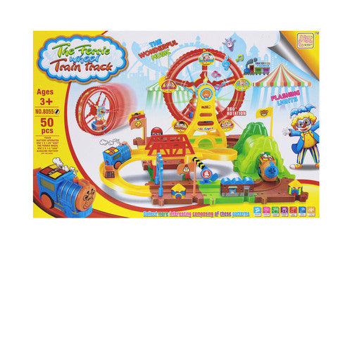 Ferris Wheels Block Train Track Toy 50pcs