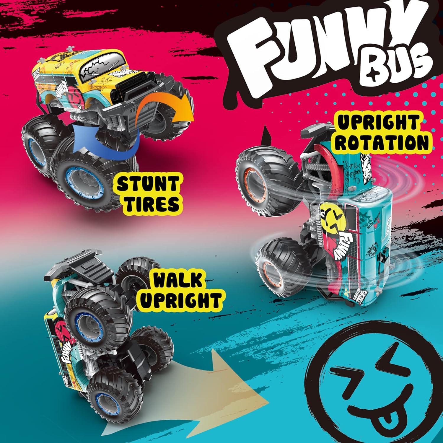 360° Remote Control Dancing Monster Truck