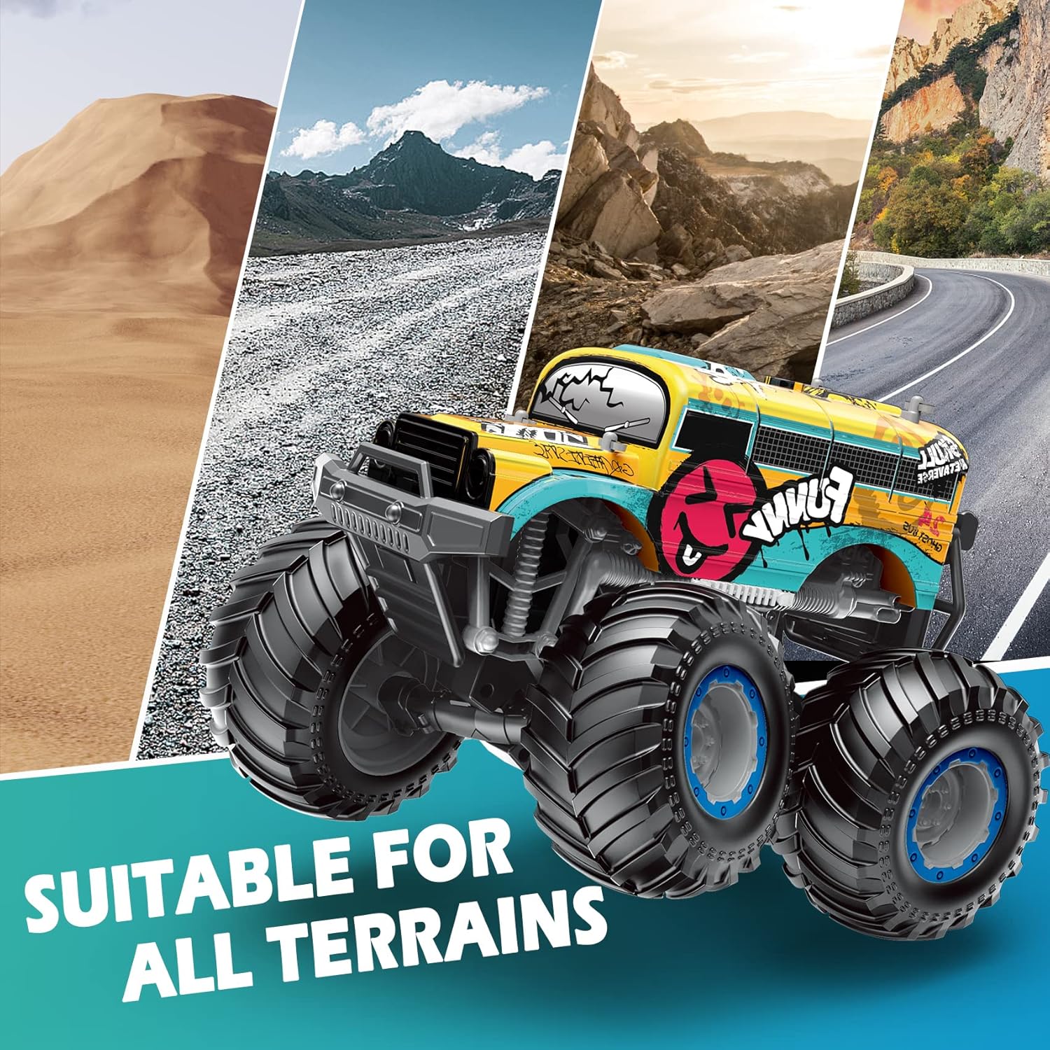 360° Remote Control Dancing Monster Truck