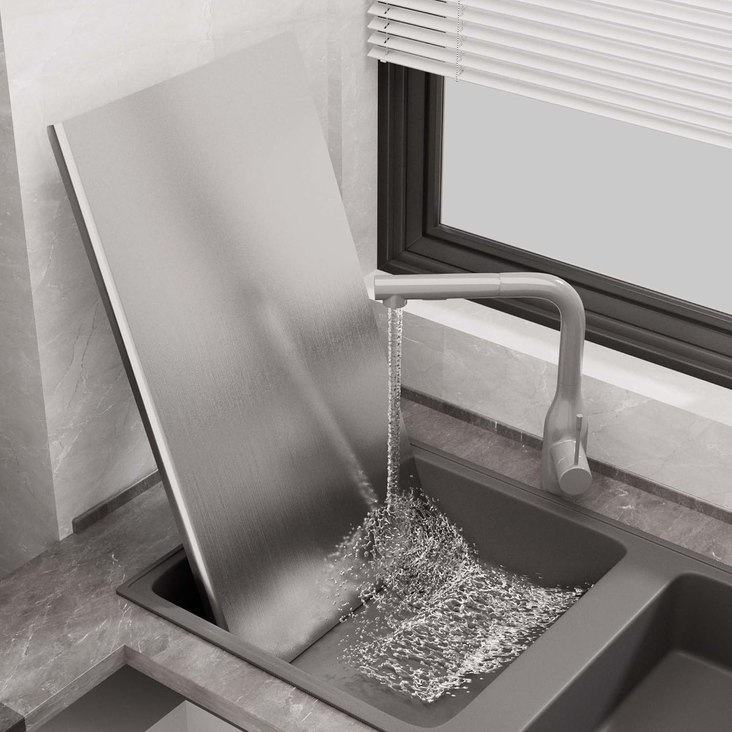 Stainless Steel Cutting Board, Hygienic & Easy to Clean