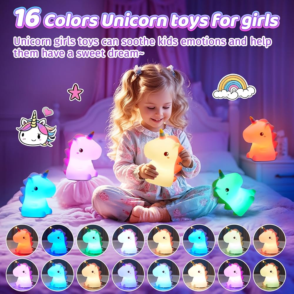 Silicone LED Night Light USB Rechargeable And Touch Control