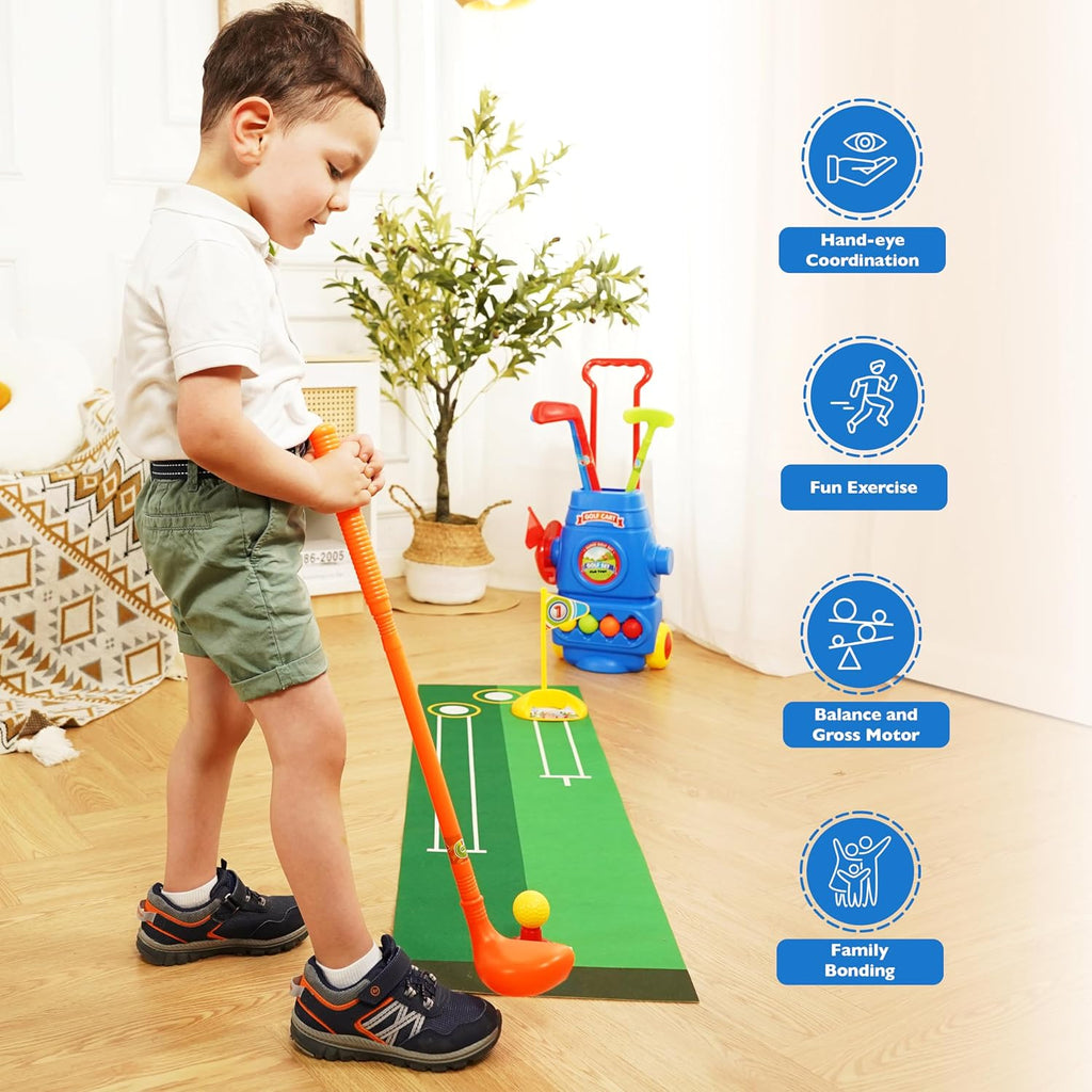 Indoor And Outdoor Golf Kit Play Set