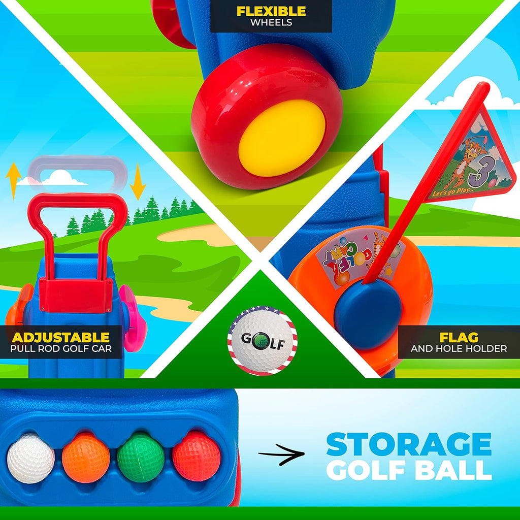 Indoor And Outdoor Golf Kit Play Set