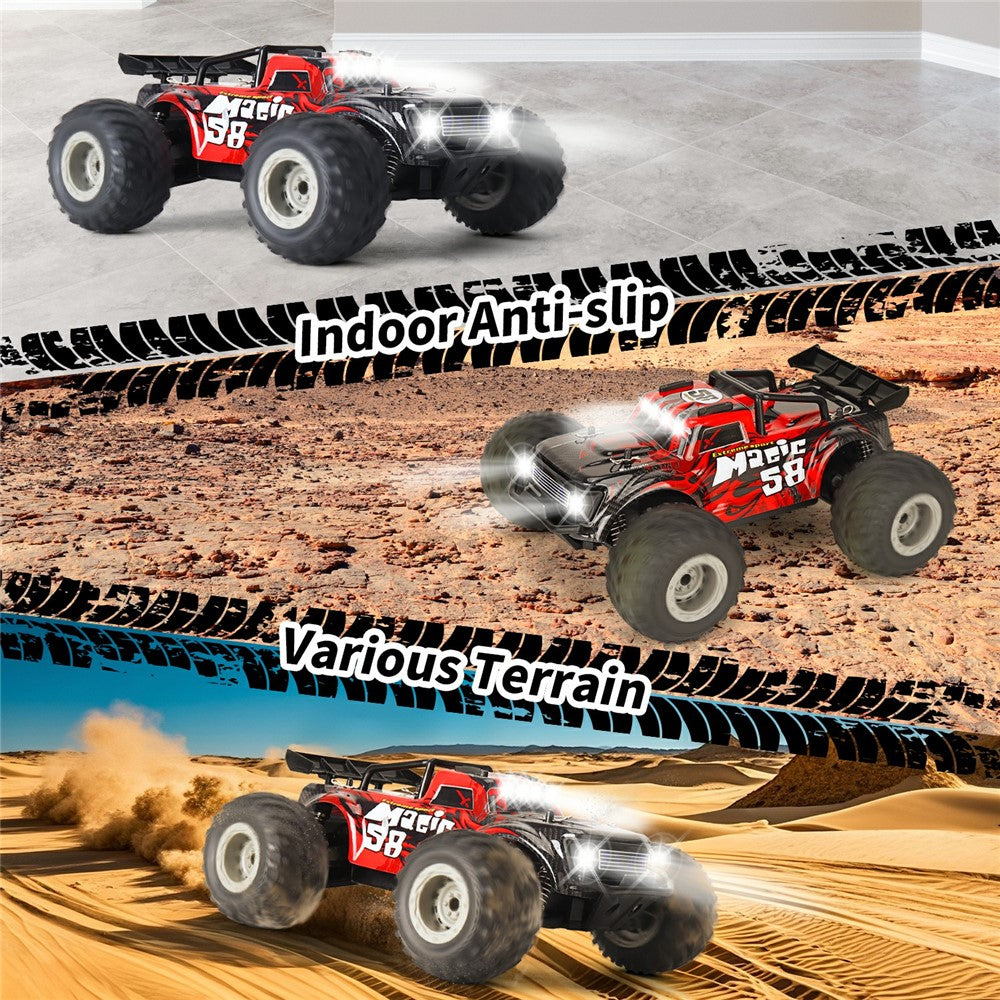High Speed Remote Control Off-Road Drift Car with Front And Roof LED Light