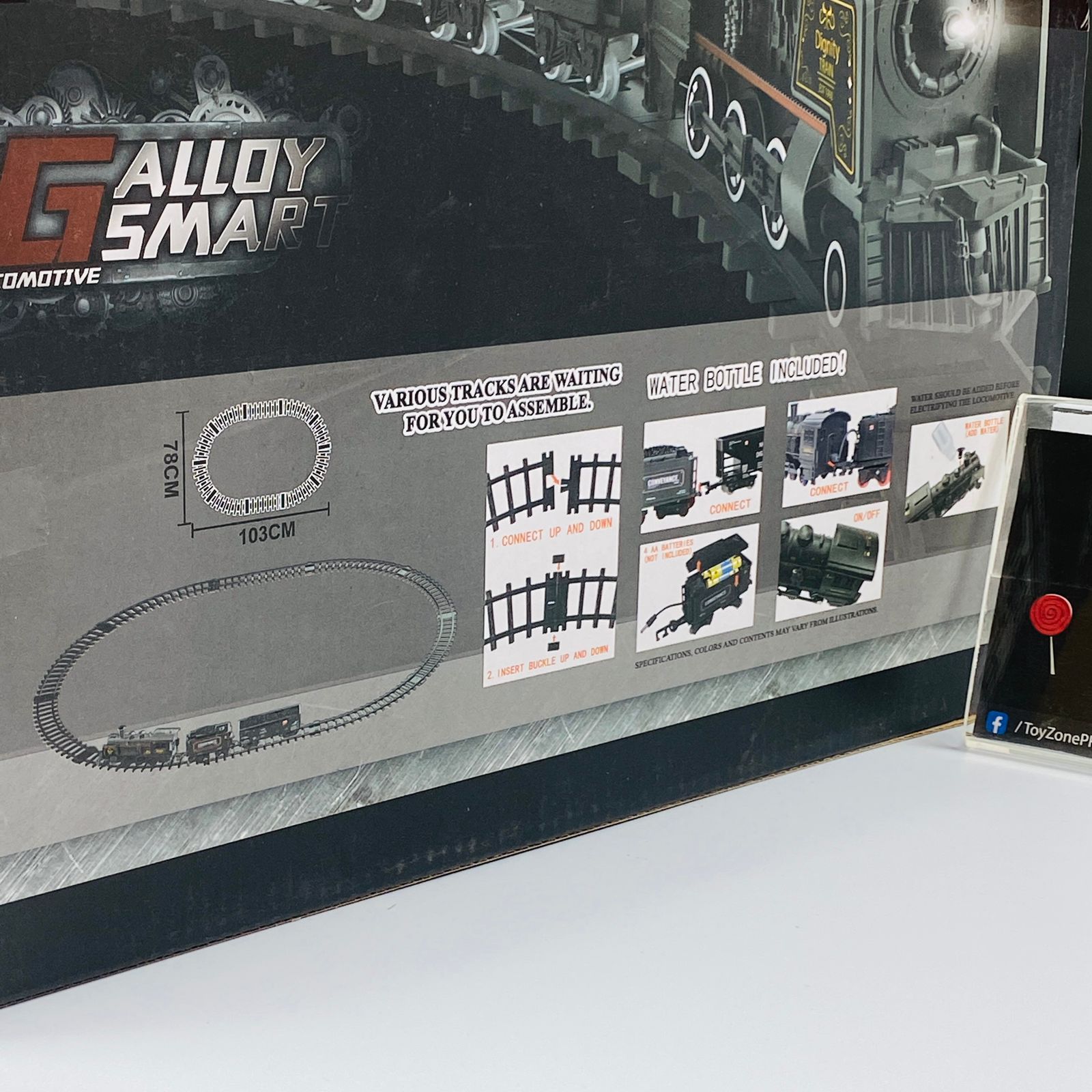 Metal Alloy Steam Train Set - TZP1
