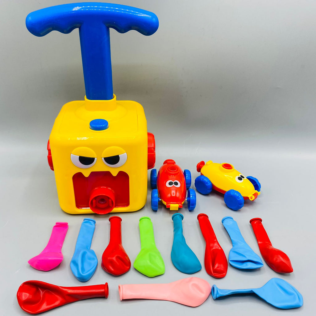 Air Powered Hand Push Balloon Car Assortment