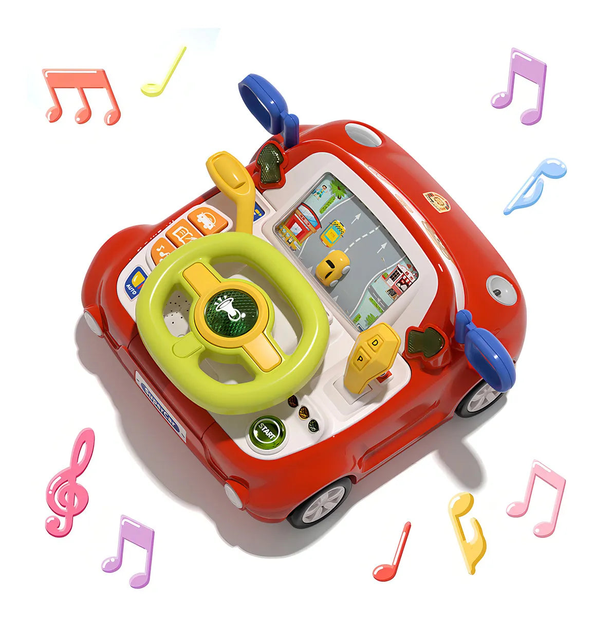 Driving Steering Wheel Car With Light and Sound