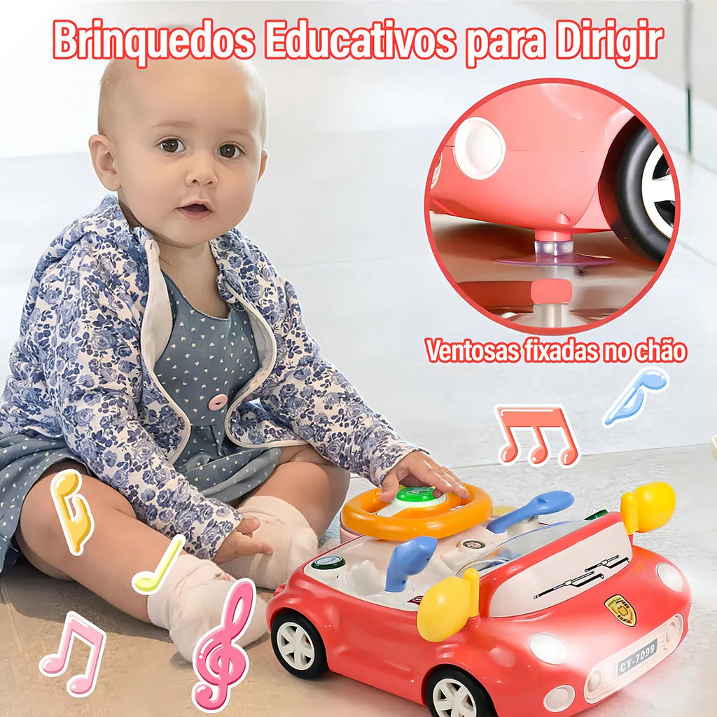 Driving Steering Wheel Car With Light and Sound