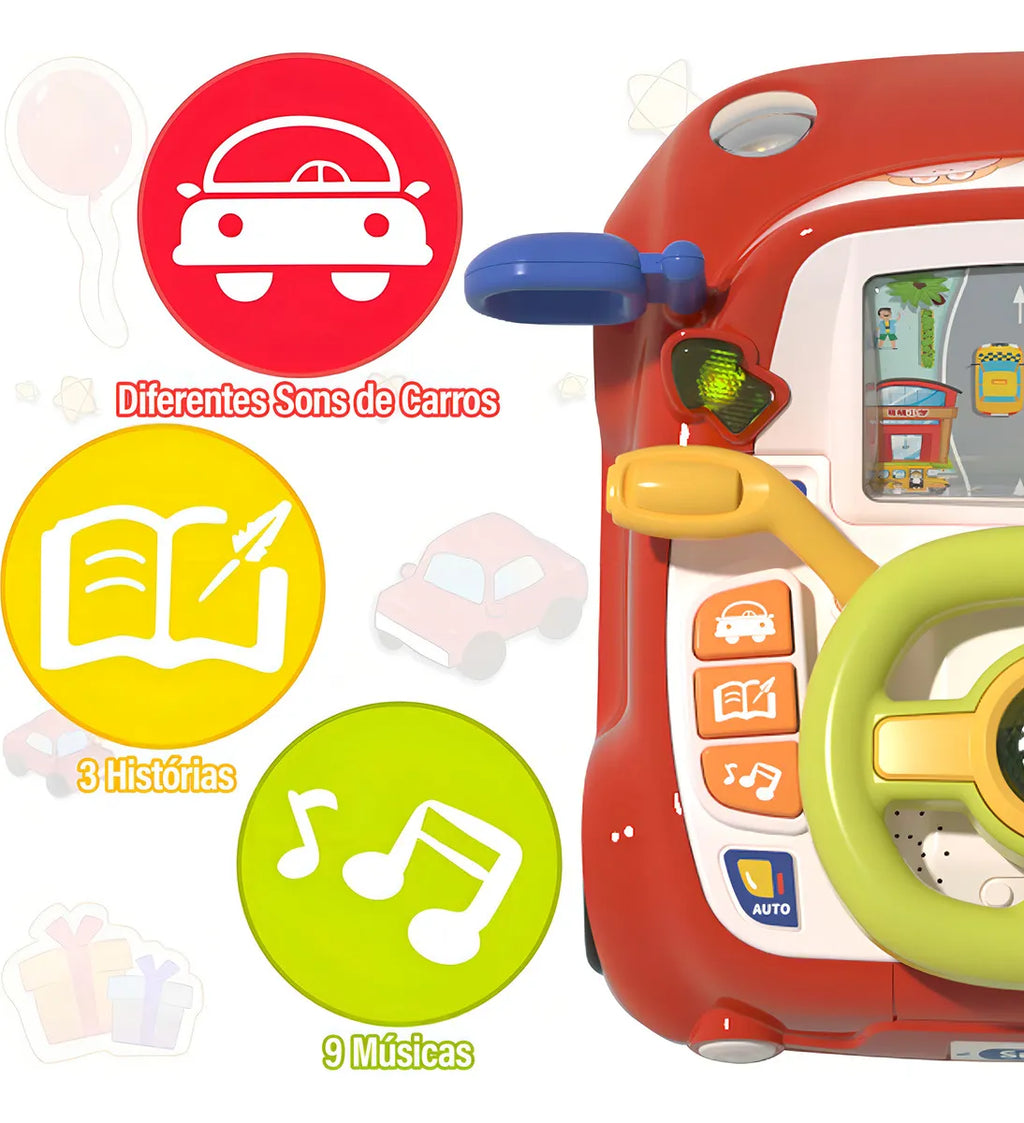 Driving Steering Wheel Car With Light and Sound