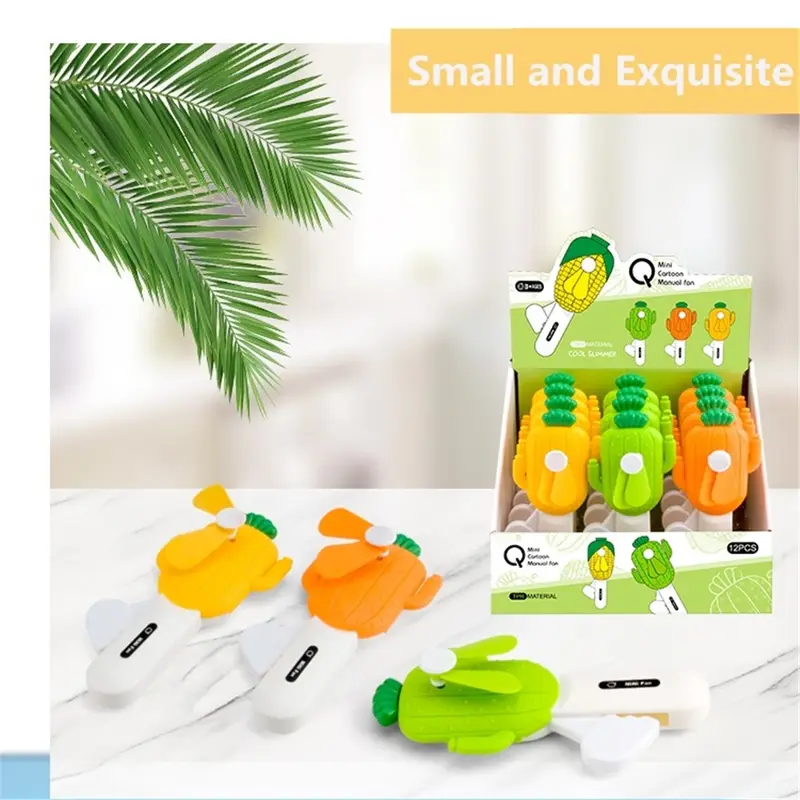 cactus hand press portable fan