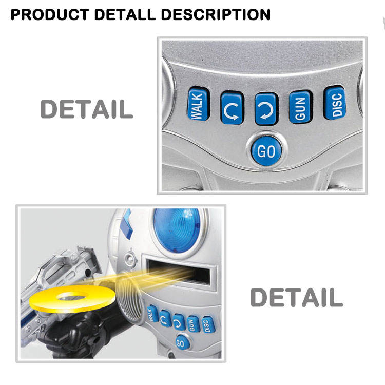 Remote Control Robot Disc Launcher