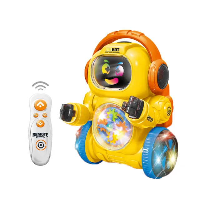 Remote Control Wireless Robot With Light and Sound