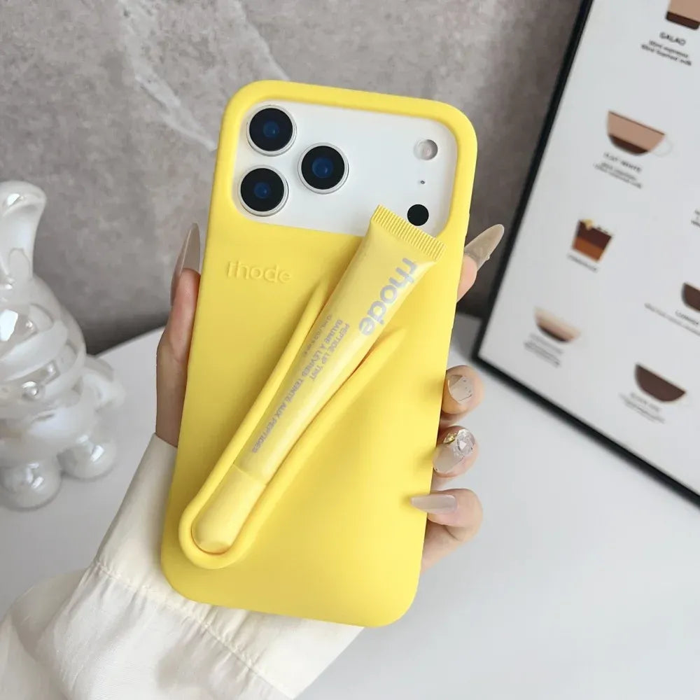 Rhode iPhone Case with Peptide Liptint