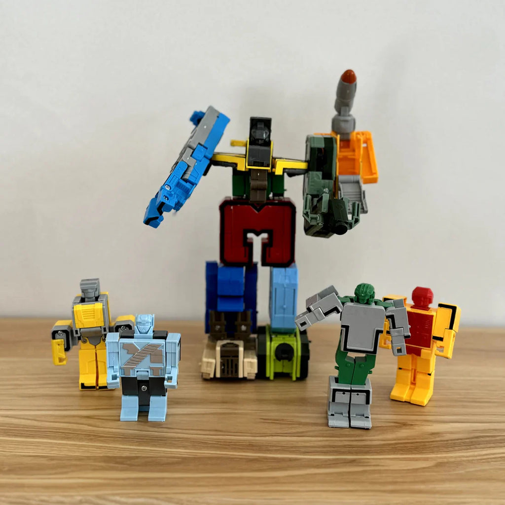 5 Pcs Transforming Numbers Figure