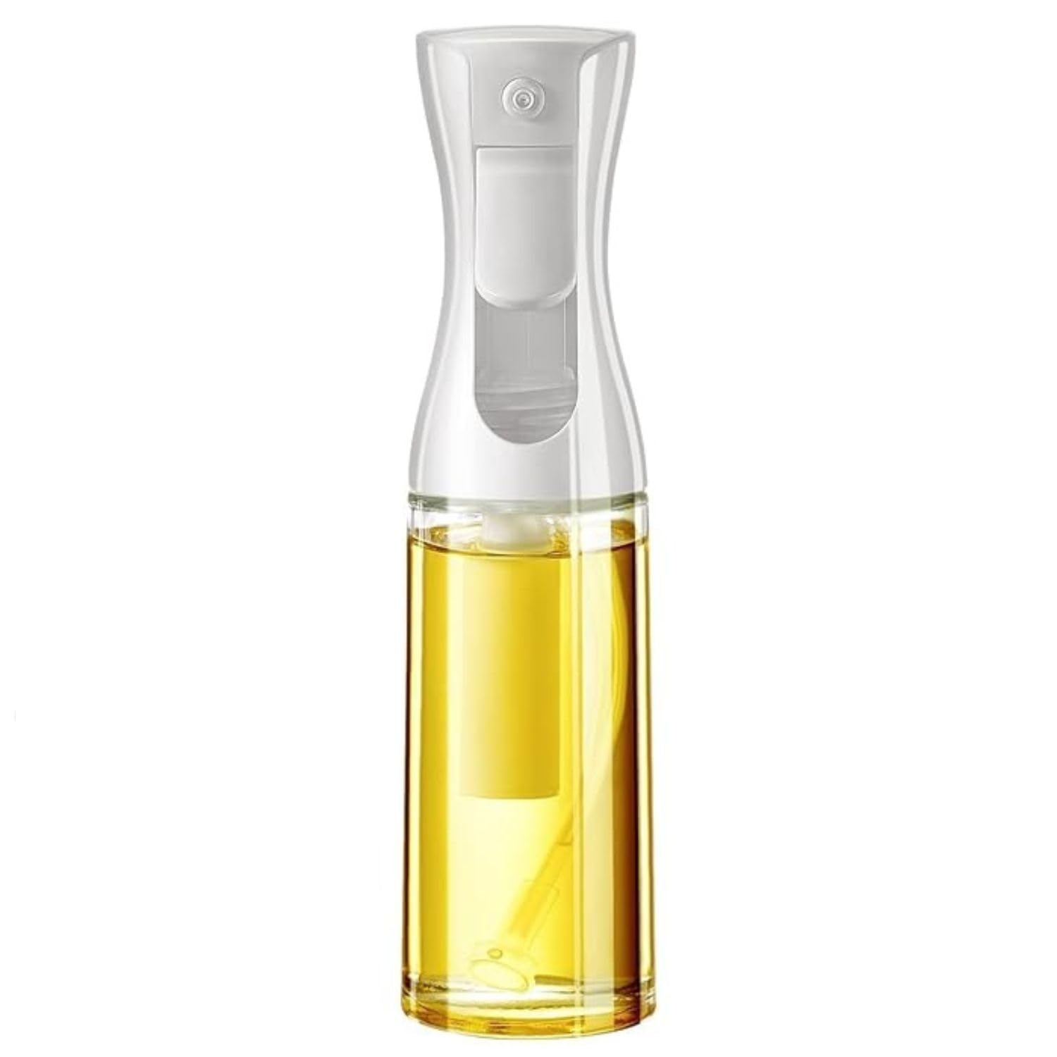 Oil Spray Bottle – Refillable Glass Oil Dispenser with Fine Mist Sprayer for Cooking, Air Fryer & Salad