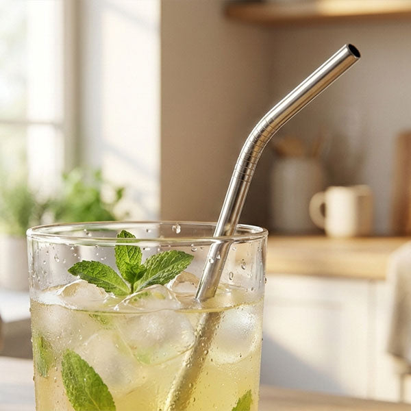 Reusable Stainless Steel Drinking Straw – Eco-Friendly Metal Straw
